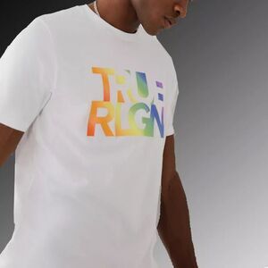 NWT • True Religion Pride Rainbow Crew Neck T-shirt • size XL